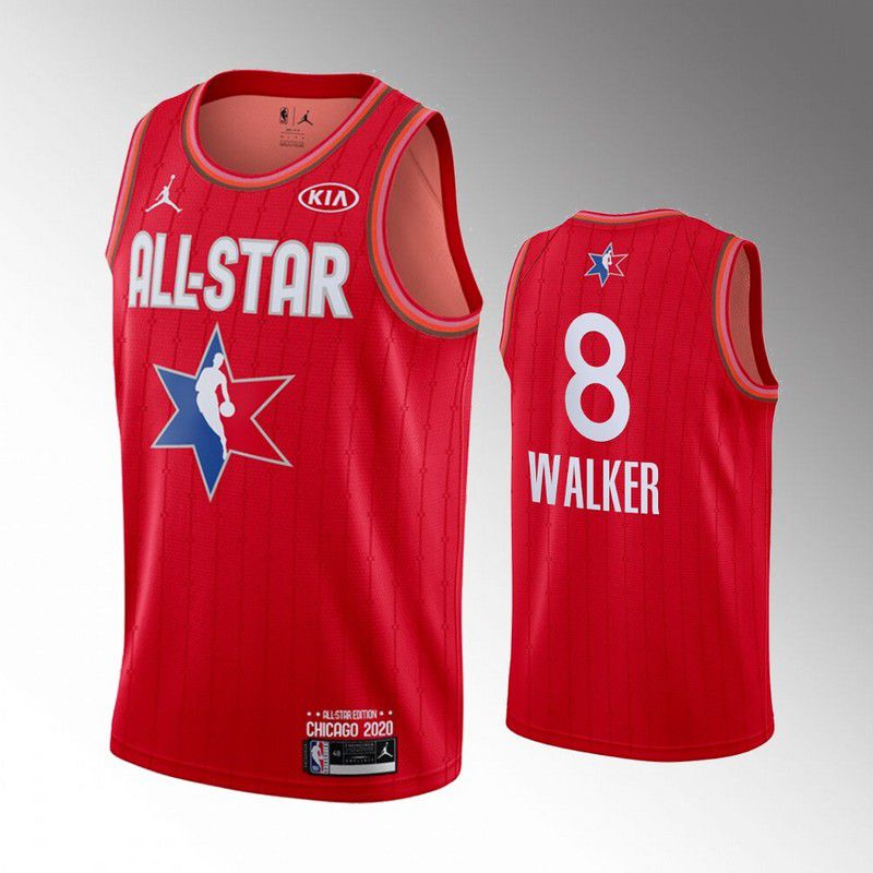 Men Boston Celtics #8 Walker Red 2020 All Star NBA Jerseys->philadelphia 76ers->NBA Jersey